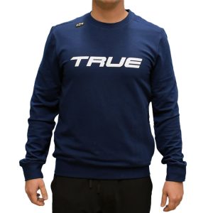 True Terry Fleece Crew Sr Navy