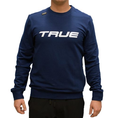 True Terry Fleece Crew Sr Navy