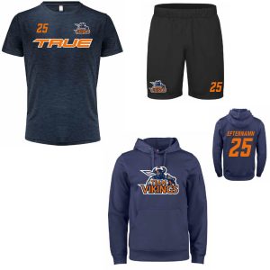 Paket Hoodie, T-Shirt, Shorts - Team Vikings