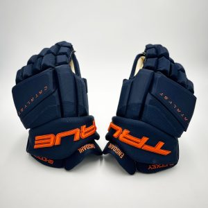 True elite custom retail glove Catalyst 7x Navy / orange